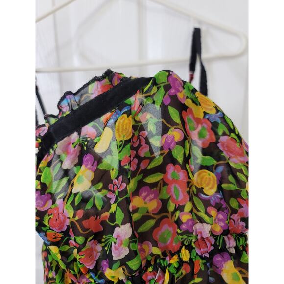 Josie By Natori Sexy Floral See-Through Chemise Size Small - Picture 5 of 7